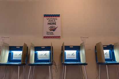 An early Vote Center in Minneapolis, Minnesota.