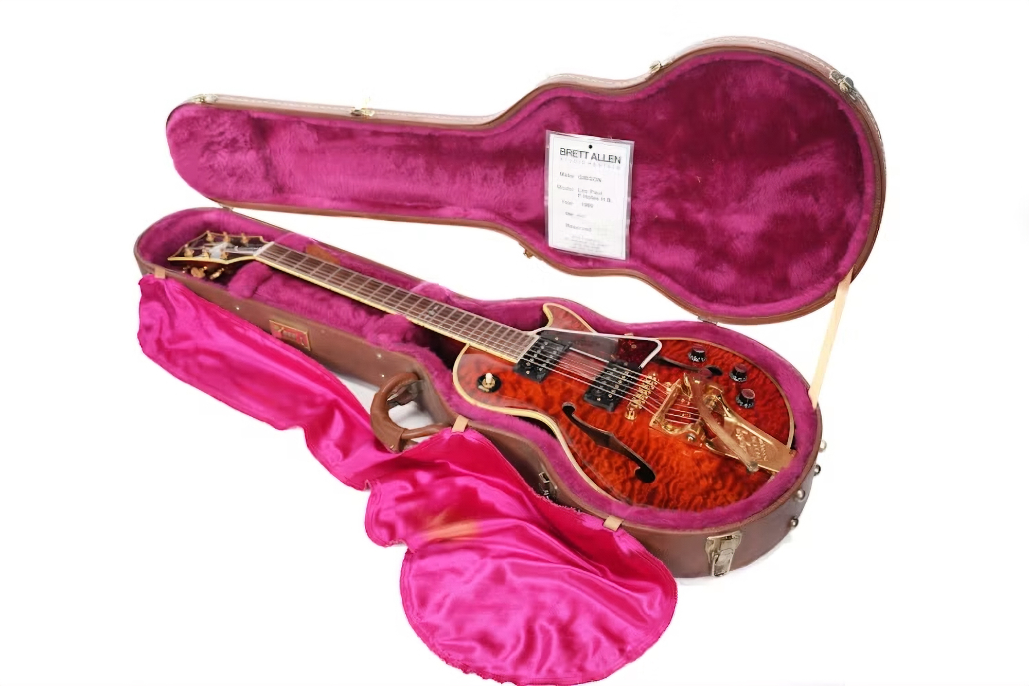 A photo of a guitar from the Outlaw Custom Shop Collection