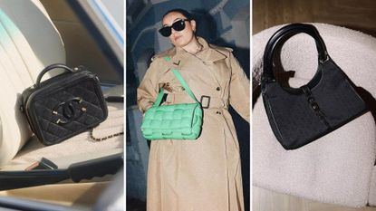 Chanel, Bottega Veneta and Gucci bags 