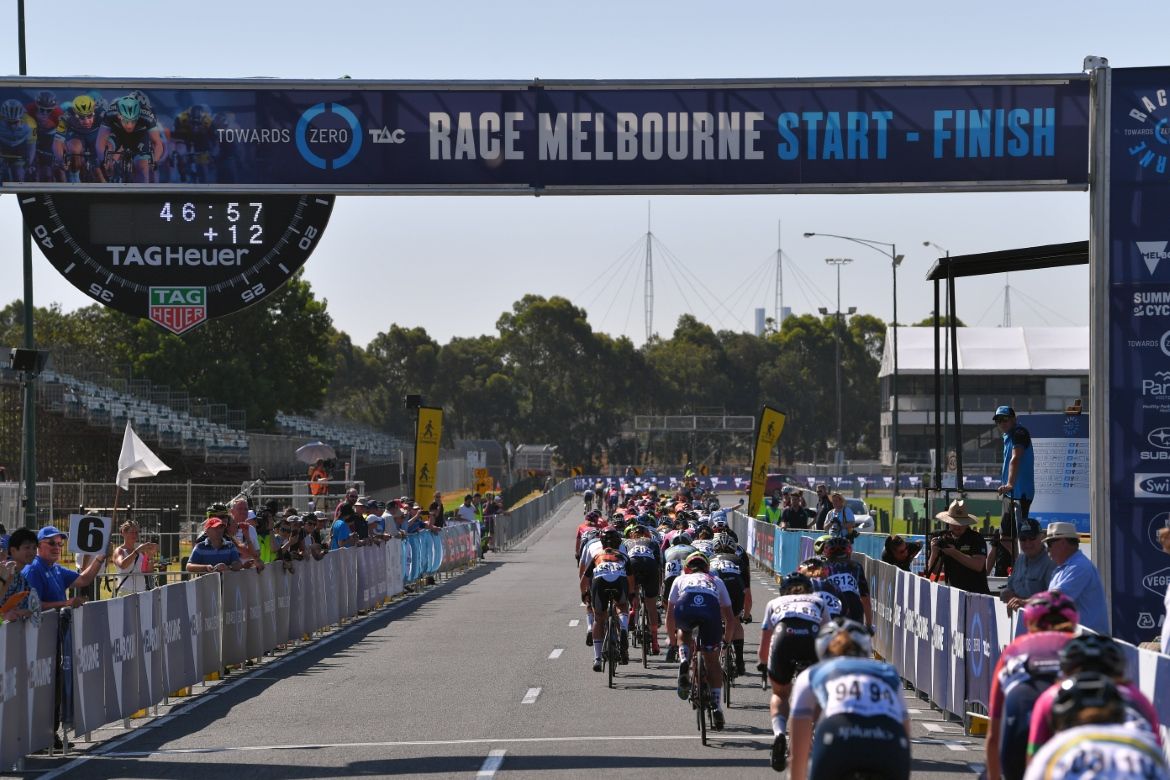 Crossing the finish line