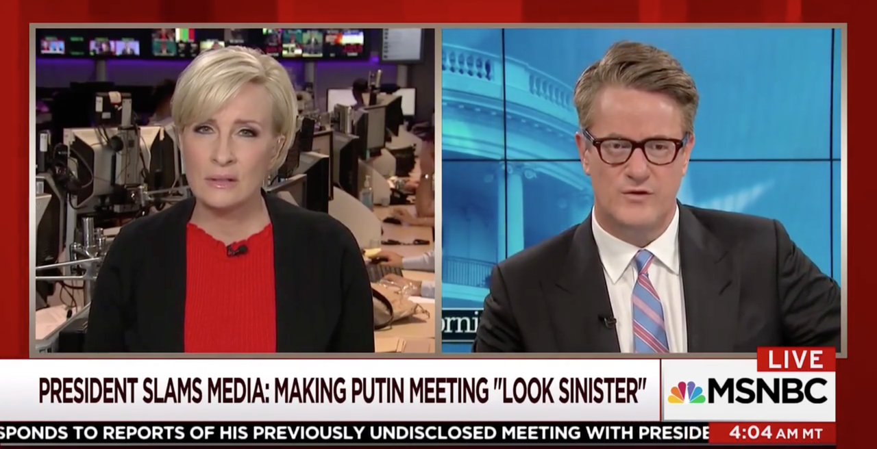 Joe Scarborough and Mika Brzezinski.