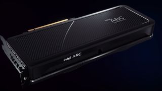 Intel Arc A-Series GPU render screenshot from promotional video