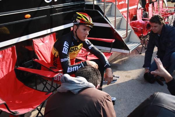 All eyes were on Philippe Gilbert (BMC).