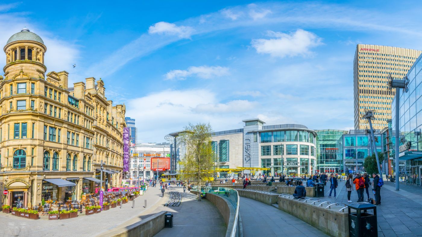 Exchange Square in Manchester