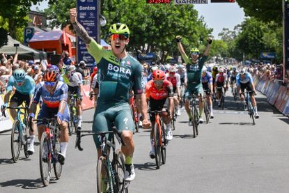 Sam Welsford wins stage one of the Tour Down Under