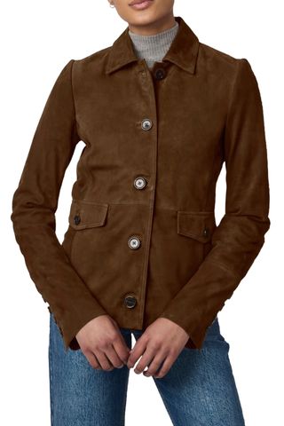 Suede Shirt Jacket