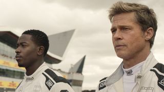 Damson Idris and Brad Pitt in F1