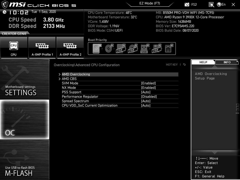 MSI B550M Pro-VDH Wi-Fi