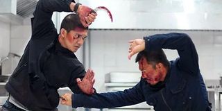 Iko Uwais and Joe Taslim fight In The Raid