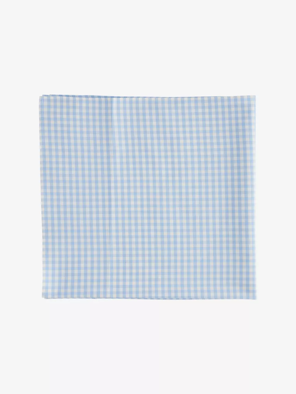 Gingham Check Cotton Head Scarf