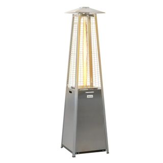 Outsunny 11.2KW Patio Gas Heater Pyramid Heater on white background