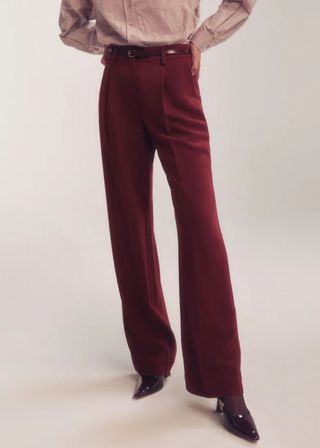 Reformation Petites Alex Mid Rise Pant