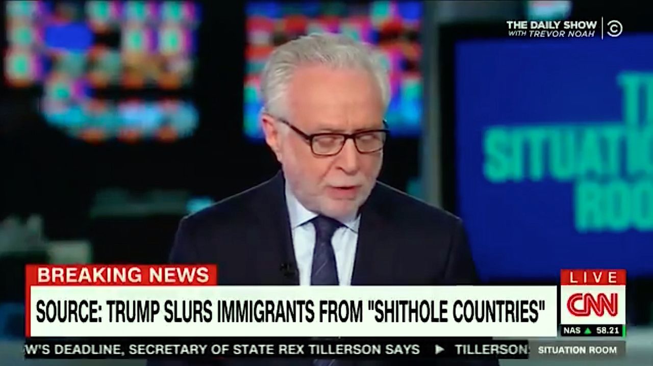 Wolf Blitzer won&amp;#039;t say &amp;quot;shithole&amp;quot;