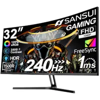 SANSUI 32-inch curved 240Hz Gaming Monitor |$259.99$169.99 at AmazonSave $90 – SANSUI 32-inch curved 240Hz Gaming Monitor |$259.99$169.99 at AmazonSave $90 –