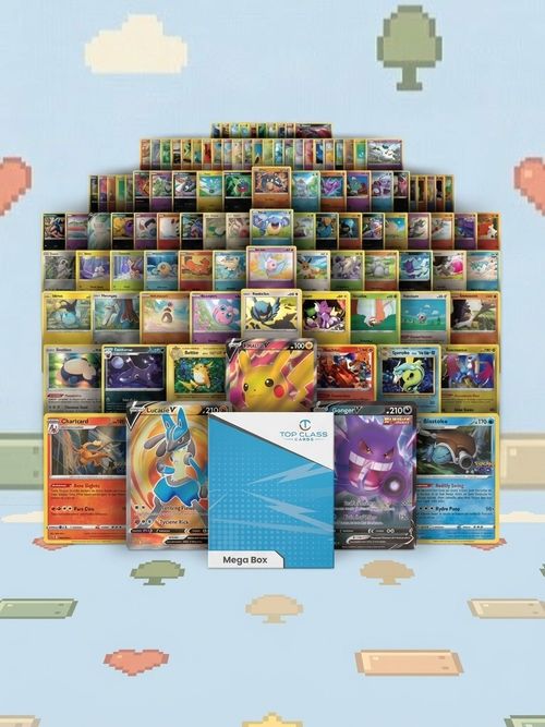 100 Cards Mega Box (3 Ultra Rares & 7 Holo)