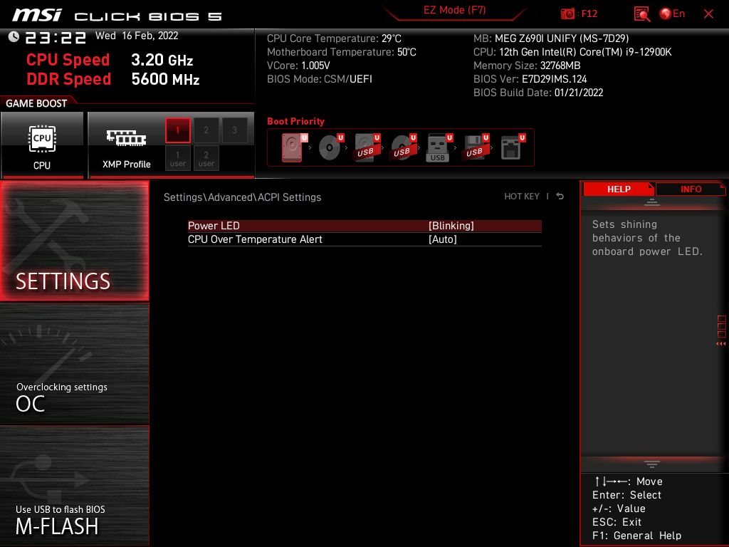 MSI MEG Z690I Unify