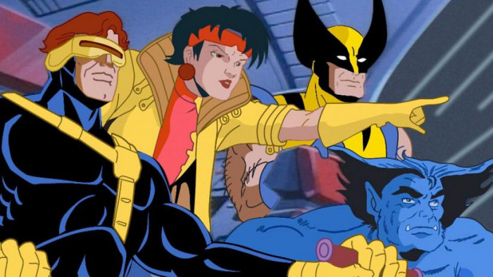 Cyclops, Jubilee, Wolverine and Beast in X-Men