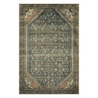 Loloi Magnolia Home by Joanna Gaines Banks Collection Denim/Clay Rug