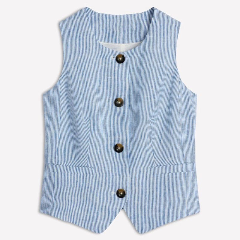 Boden , Linen Waistcoat