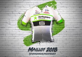 The 2018 Fortuneo-Samsic jersey