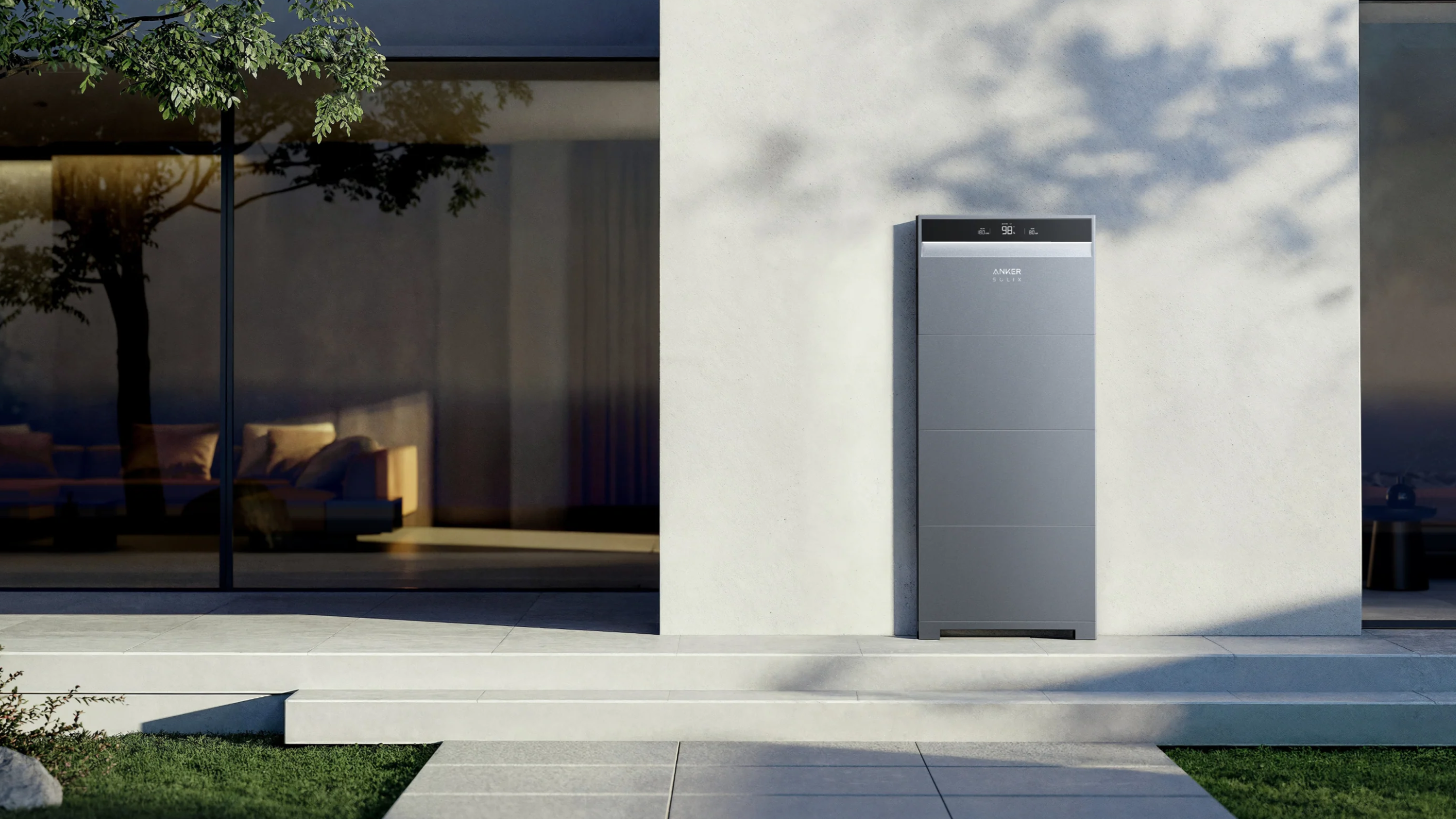 Anker Solix X1 home battery lifestyle shot