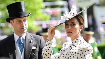 Prince William's heartbreak revealed, seen here with Catherine, Duchess of Cambridge attending Royal Ascot 2022