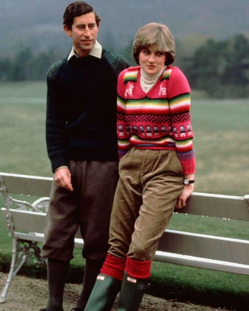 Princess Diana's youthful farm look