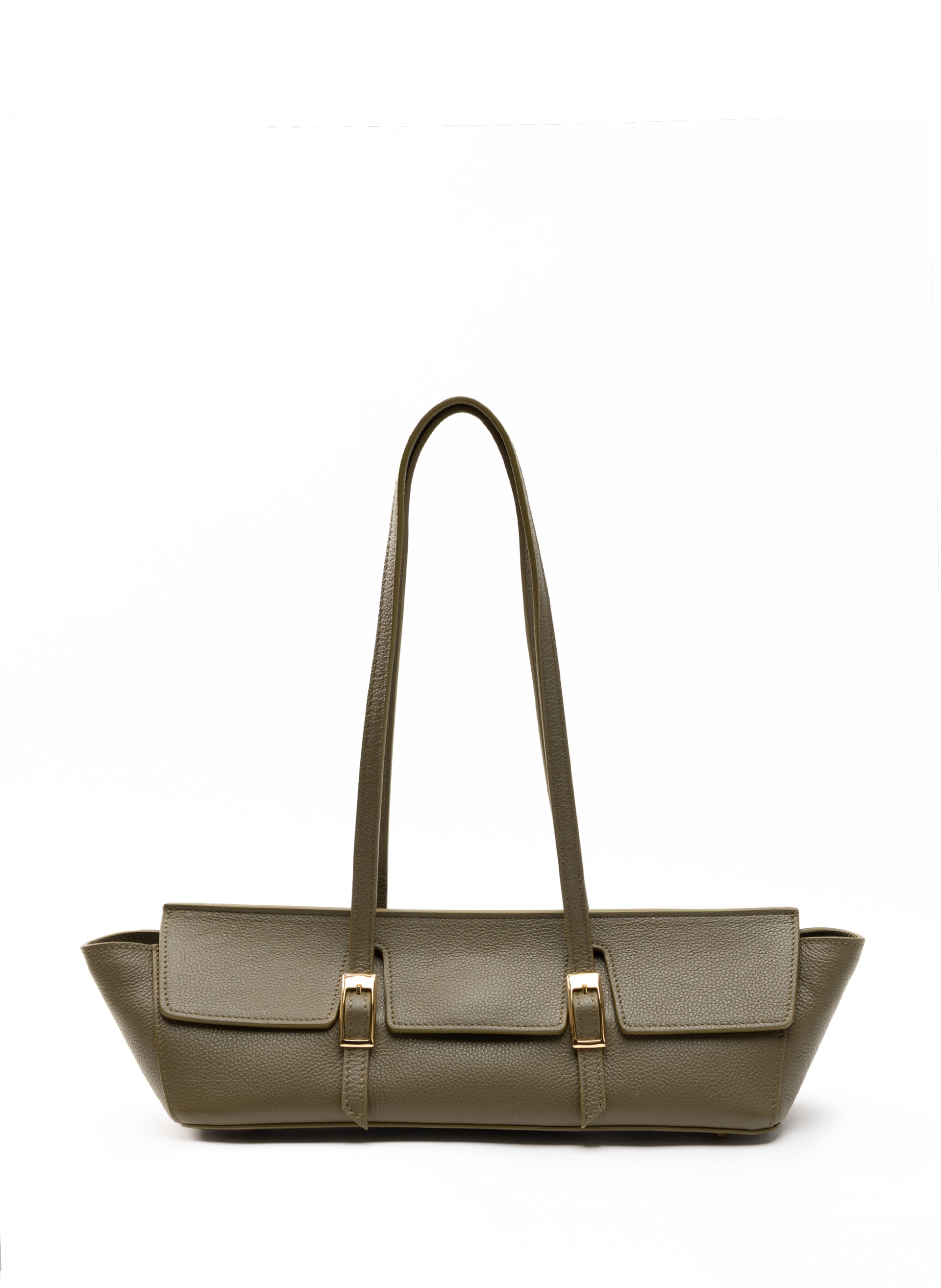 Le Bateau Pebbled Leather Khaki
