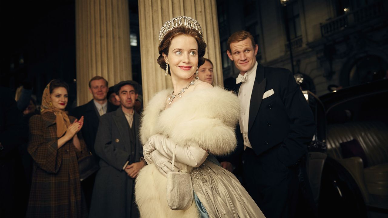 Claire Foy and Matt Smith in The Crown