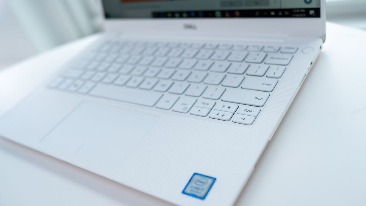 There's a woven carbon fiber on the keyboard deck.