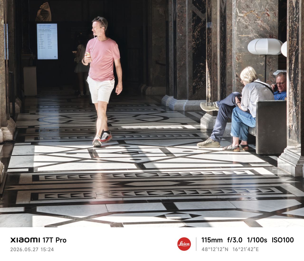 A hallway in the Kunsthistorisches Museum