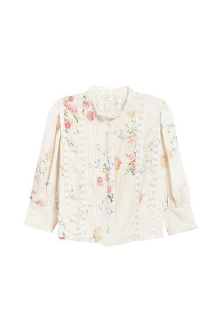 Tegan Floral Silk Blouse