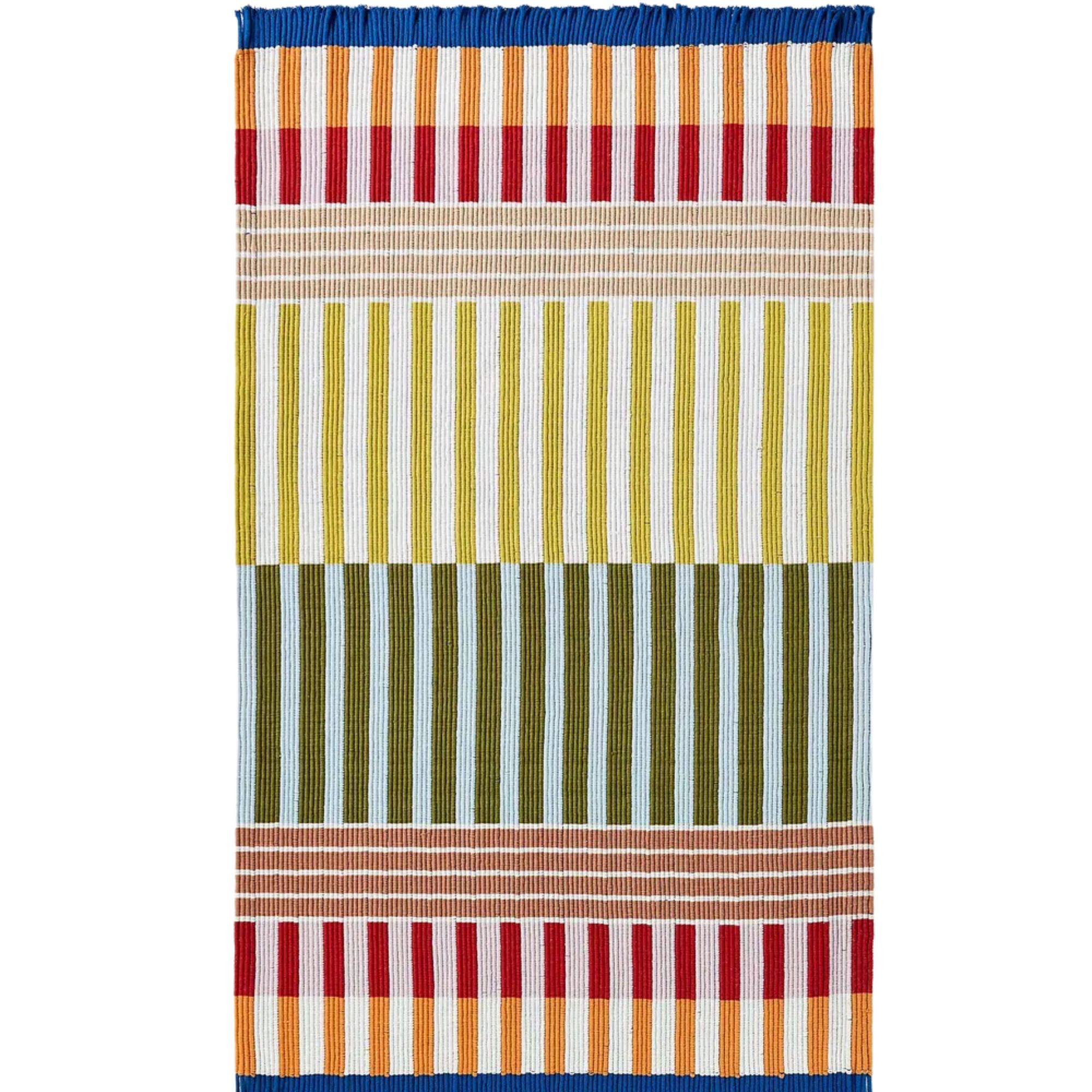 Anthropologie Bright Flatwoven Rug