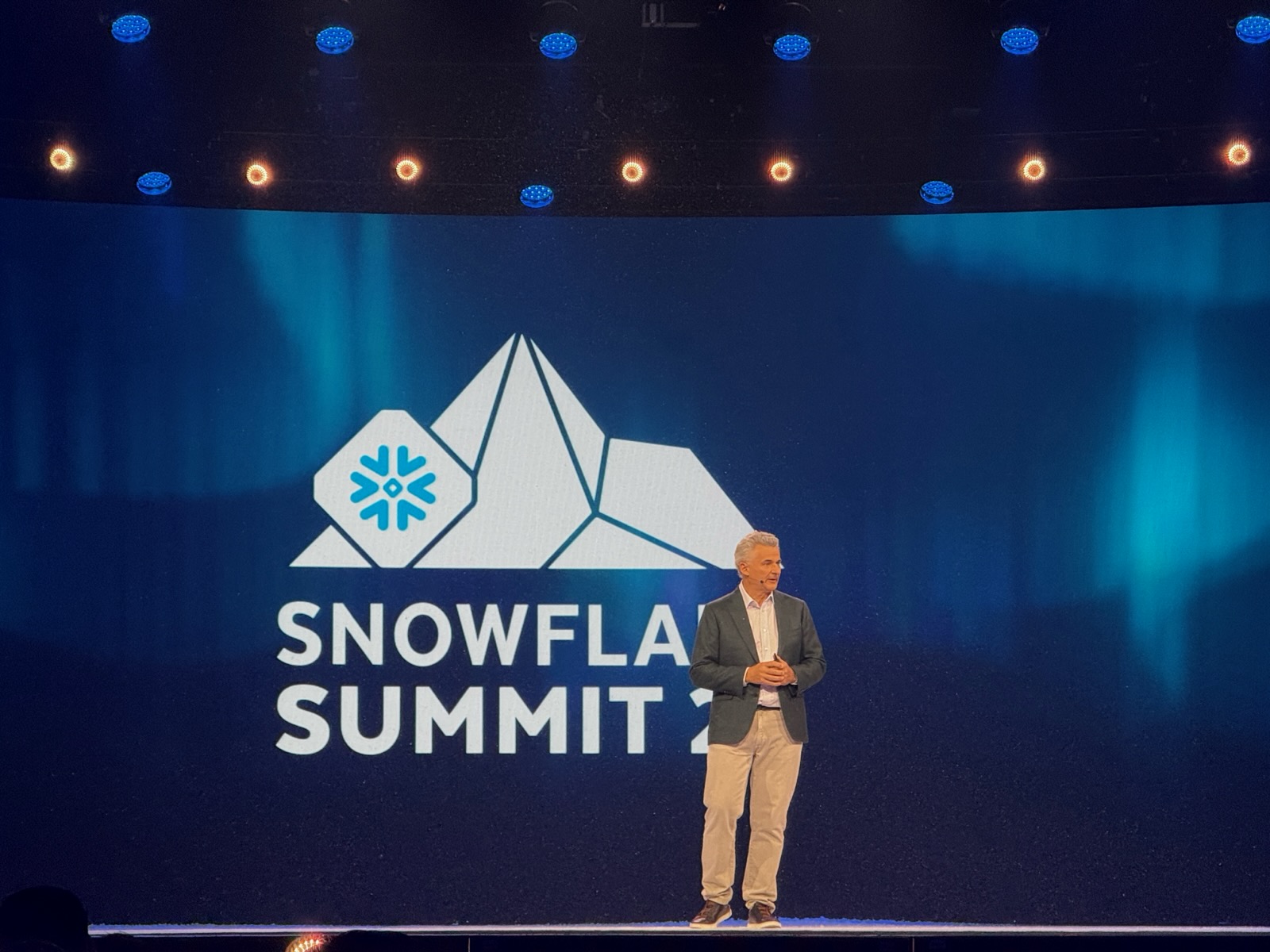 Benoit Dageville at Snowflake Summit 2025