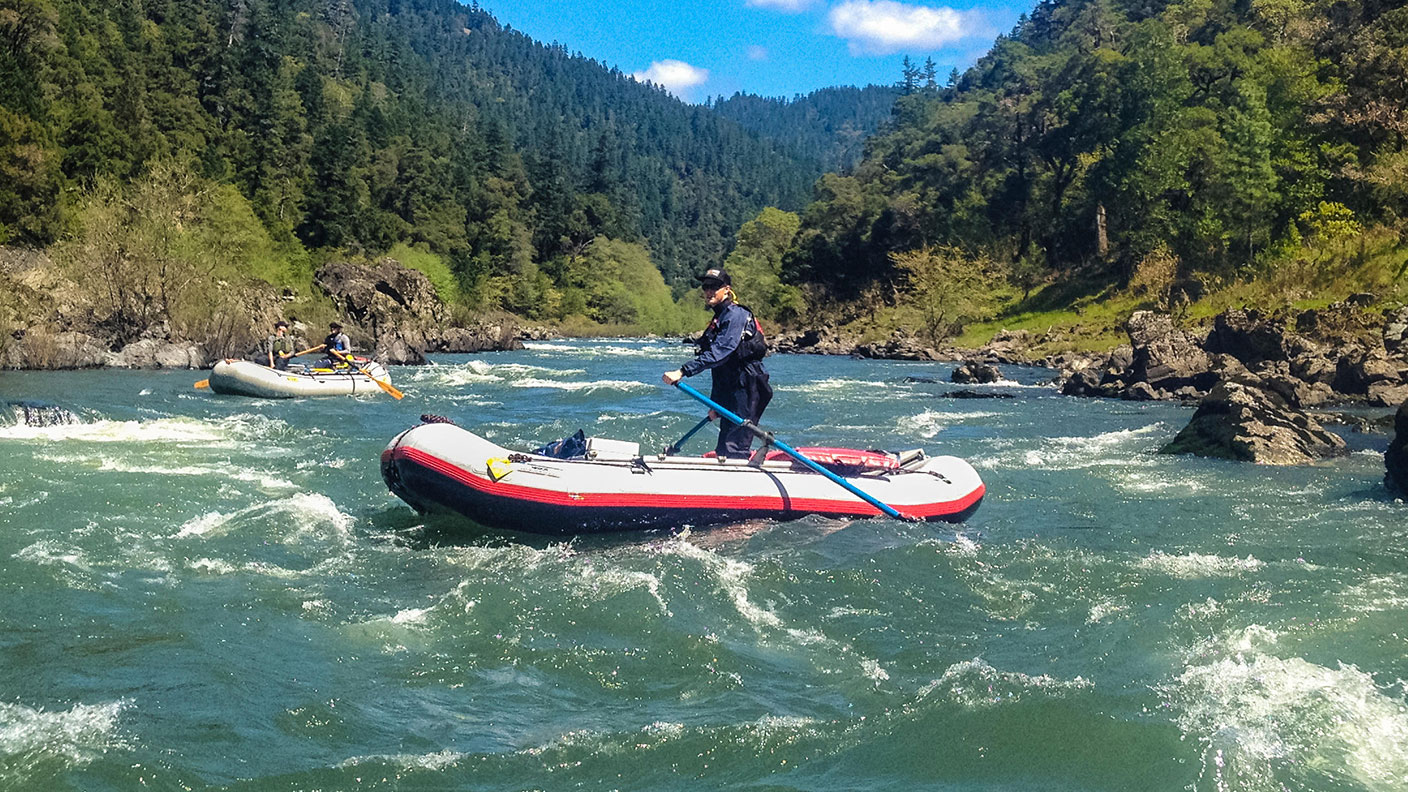 Whitewater rafting