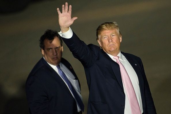 Chris Christie and Donald Trump.