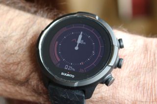 Male cyclist wearing the Suunto 9 Baro which is one of the best smartwatches for cycling