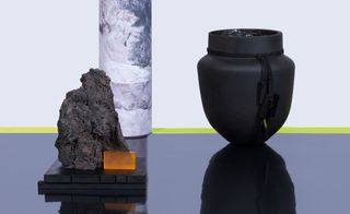 Working exclusively with lava-based materials extracted from both Mount Etna and Stromboli, the duo have spent the last two years studying these active volcanoes to create their unusual 35-piece collection