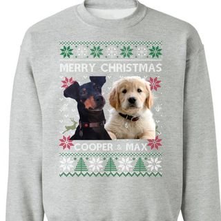custom pet holiday sweater