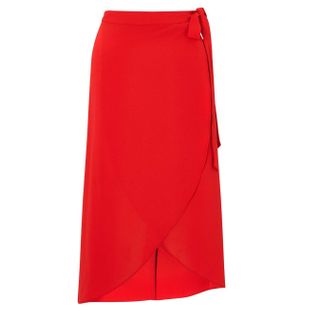 Red skirt, £35, Miss Selfridge