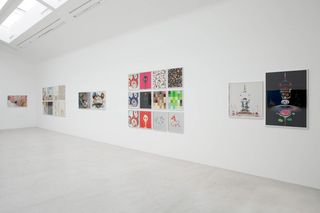 Installation view of artwork