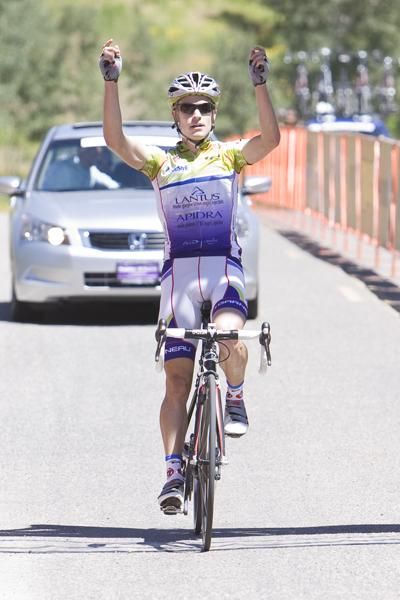 Darren Lill (Team Type1) takes a solo stage win in Utah.