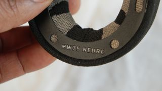 Neurable MW75 Neuro showing the EEG contacts