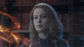 Brie Larson as Captain Marvel in Shang-Chi