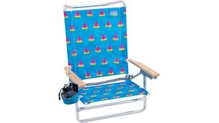 Rio five-position folding beach chair