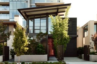 townhouse facade at The Houses by Olson Kundig