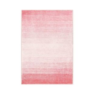 A pink ombre rug