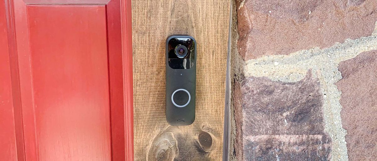 Blink Video Doorbell on frame