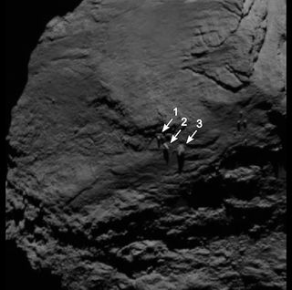  Boulders on Comet 67P/C-G