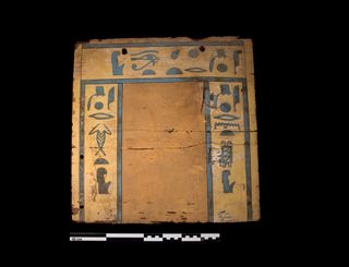 Hieroglyphics on Sattjeni's coffin